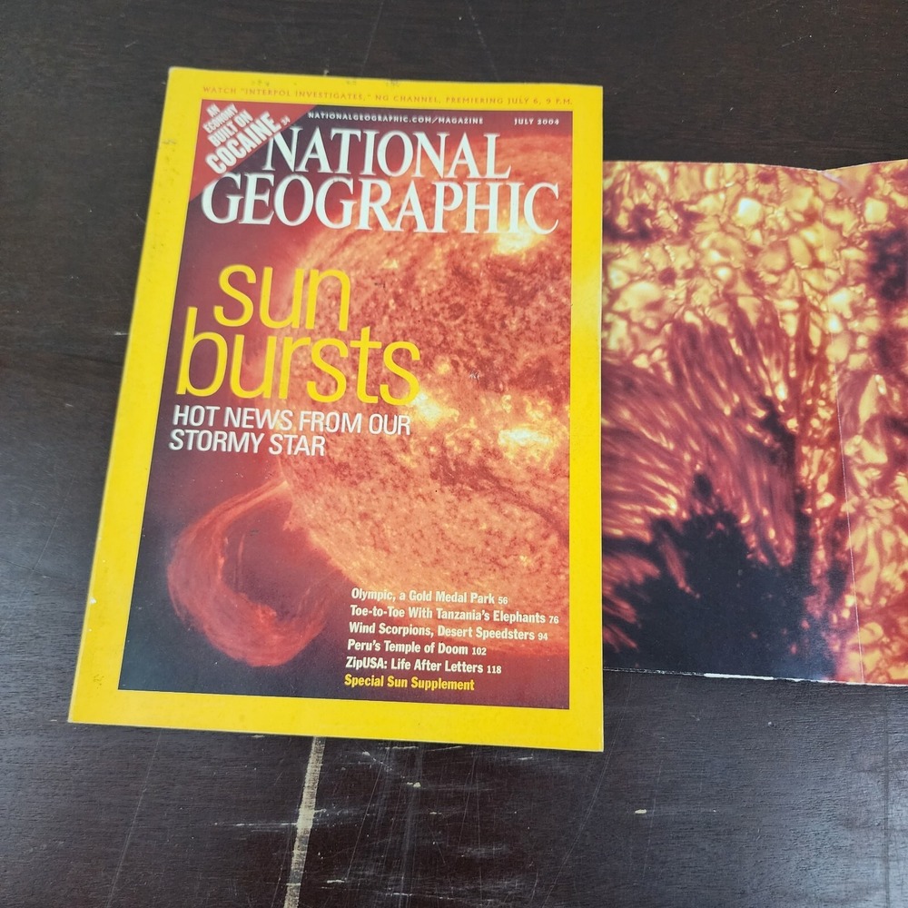National‎ Geographic Magazine July 2004 With Insert
